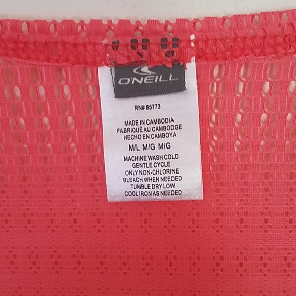 O'Neill Peach Swimsuit Coverup M - Picture 3 of 6